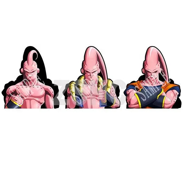 Manga DB Majin Buu Flip Decals Anime Motion Car Stickers Waterproof Decal  LaptopRefrigeratorSuitcase Wall Stickers