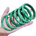 Fashion Jewelry Natural Jade Stone Bracelet Women's Real Jade Bangle Bracelet Women