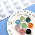 15-Hole Mini 3D Truffle Silicone Mold Ball-Shaped Baking Molds for Cake Dessert Muffin Brownie Pudding Jello Soap Bar