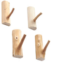 Wholesale Eco-Friendly Multifunctional Rural Farmhouse Decorative Wooden 3m Drill Installation Strong Suction Wall Mount Coat