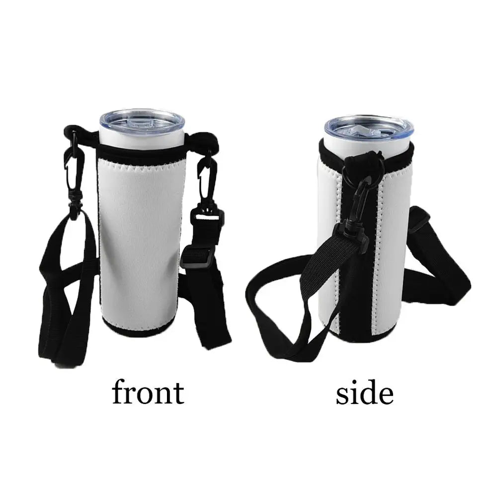 15 20 30 oz Vacuum Mug Straight Skinny Tumblers Cup Sleeve Neoprene Water Bottle Holder Sublimation Blanks