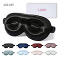 Custom Logo Adjustable 22 Momme 100% Pure Mulberry Silk Sleep Mask with 3D Contoured Cup for Women Men Sleeping Travel Nap