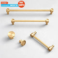 TOCO Pure Brass Furniture Handle Concealed Wardrobe and Door Handle for Kitchen Dresser & School for Drawer Usage