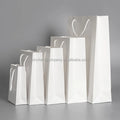 Custom Printed Brand Logo Luxury Black Paper Jewelry Cosmetic Shoes Clothing Packaging Bag Gift Shopping Paper Bag With Handle