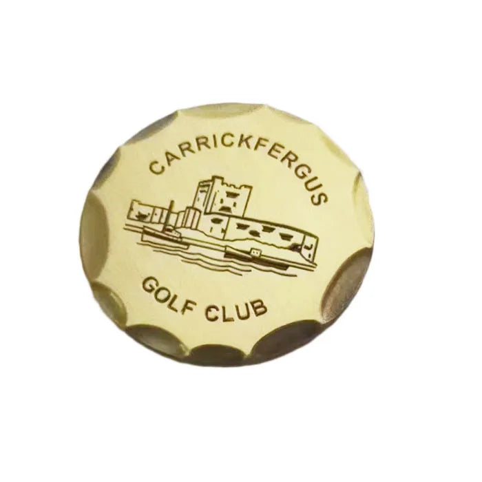Custom logo 30mm 40mm Golf Ball Marker