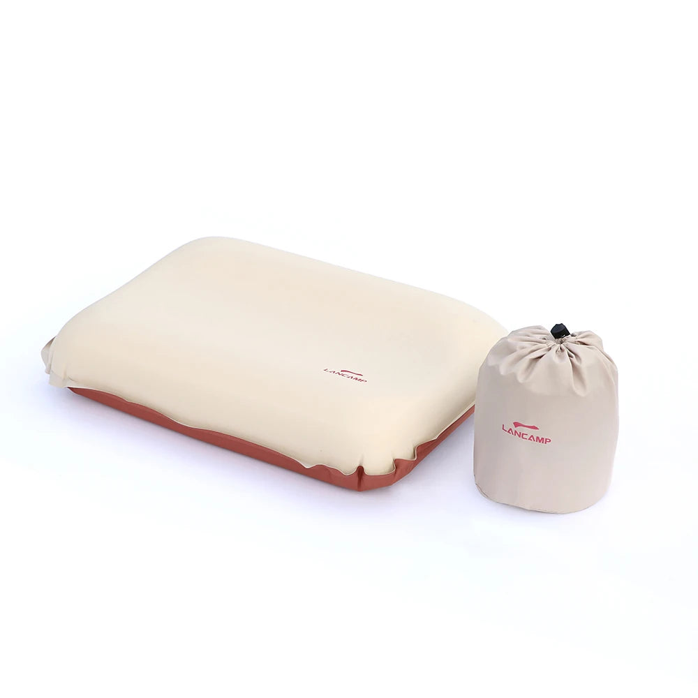 Self-inflating Comfortable Memory Foam Compact Camping Travel Pillow for Camping Outdoor Travel Hiking