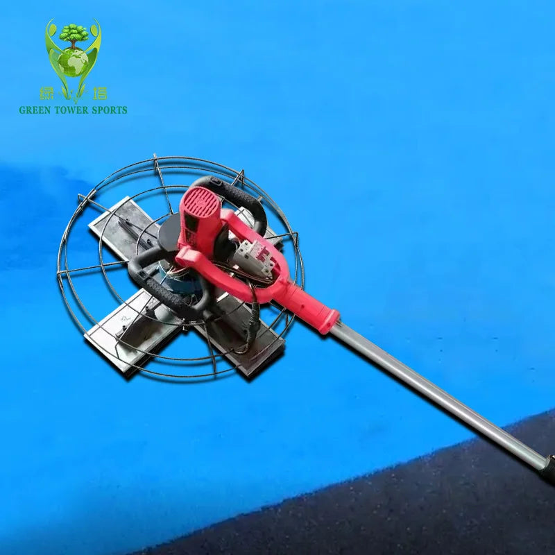 Handed Heating Trowel Tool Rubber Paving Machine for Paving Epdm Playground 5800W