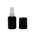 50ml Black Fine Mist Spray Bottle Cheap Plastic Cosmetic Packaging Pump Seal Travel Dispenser Bottle Customizable Logo Screw Cap