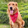 SinSky New Designer Pet Clothes Accessories Dog Christmas Pet Triangle Bib Scarf Personalized Dog Bandana Bow Tie Bibs