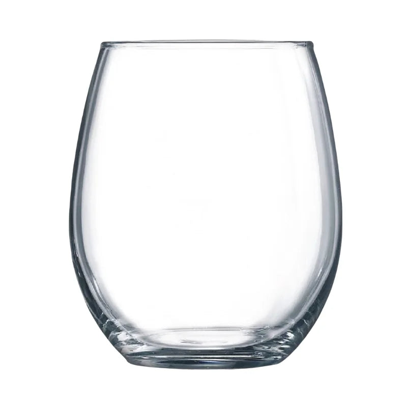 Wholesale Eggnog Red Wine Glass 470ml Crystal Wine Glass Tumbler Custom Logo 16oz Stemless Wine Glasses