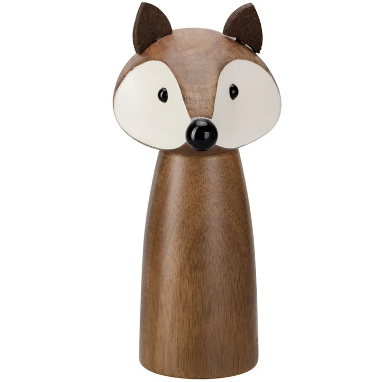 Oak Handmade Wood Manual Wood Pepper Mill Adjustable Coarseness Rotor Salt & Pepper Grinder