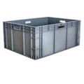 Wholesale Large EU Standard Solid Plastic Crate Turnover Box PP Material Stackable and Recyclable Storage Bins Containers
