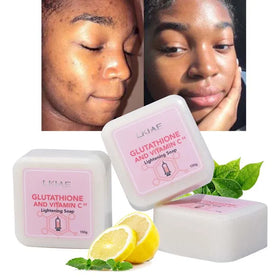 Custom Private Label Vitamin C&Glutathione Brightening and Deep Cleaning Face&body Natural Handmade Soap