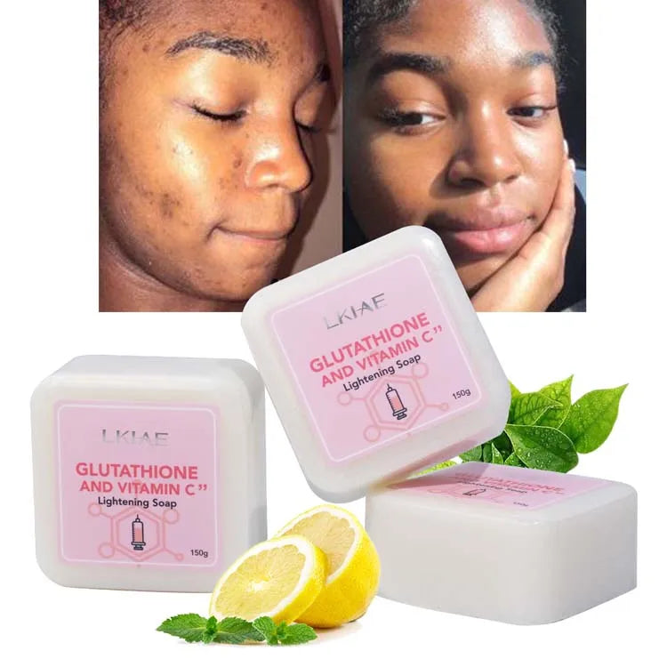 Custom Private Label Vitamin C&Glutathione Brightening and Deep Cleaning Face&body Natural Handmade Soap