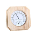 Wood Sauna Thermometer Hygrometer Horizontal Durable Digital Sauna Room Accessories Indoor Humidity Temperature