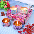 2.2 oz Tinplate Aromatherapy Candle in Many Scents for Holiday Celebrations Diwali Ramadan Thanksgiving Bars Use