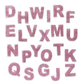 Hot Heat Transfer Iron on Pink Rhinestone English Letter Patch From a to Z Heat Seal Alphabet 53 mm High Garment Accessories
