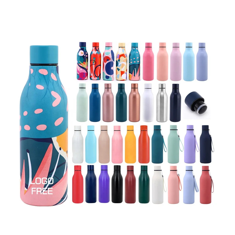 18oz New Travel Vacuum Bottle 550ml Stainless Steel Thermal Tumbler 304 Stainless Steel Vacuum Flasks Sport Water Bottle