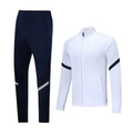 Custom Unisex Casual Autumn Long Sleeve Soccer Football Training Tracksuit Sets Zipper Quick Dry Breathable Spandex/Polyester