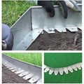 JNZ Silver Stainless Steel 50mm Thick Easy Bending & Install Landscape Paver Edging for Garden Stone & Grass Ornament