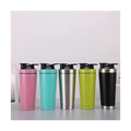 Custom Logo Eco-Friendly Stainless Steel Gym & Camping Protein Shaker Water Bottle 500ml/750ml