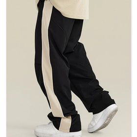 Custom Mens Flair Sweatpants Jogging Cotton Blanks 100% Polyester Puff Printing Casual Vintage Man Track Flared Jogger Pants