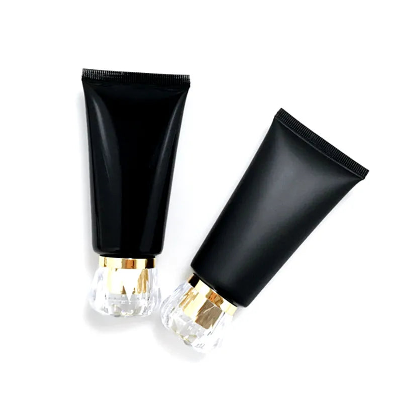 Empty 10ml 50ml 100ml 200ml 250ml  Facial Cleanser Sunscreen Cream Cosmetic Plastic White Soft Tube Plastic Soft Tube Facial