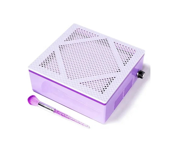 New Nail Dust Collector with Reusable Filter Professional 60w for Acrylic Nails Low Noise Nail Dust Vacuum Cleaner