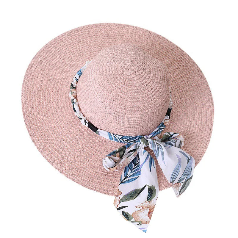 Summer Straw Hat Women Seaside Sunscreen Hats Vacation Outdoor Beach Hat