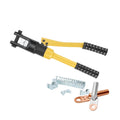 Super Sales YQK-120 Hydraulic Electrical Wire Crimper Hexagon Type Industrial DIY Terminal Cable Lug Crimping Press Plastic Box