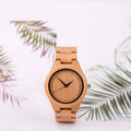 2019 Original Custom Logo MIYOTA Digital Sport Fashion Quartz Wood Watch Handcrafted Bamboo Band Box Design Men's Pointer DODO