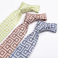 New and Innovative Products Formal Stripe Necktie Plaid Ties Now Polyester Neck Tie Ready Made Jacquard Ties Checked