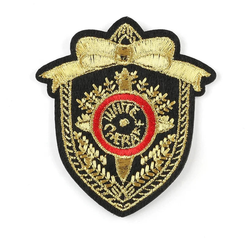 Unique Design Clothing Woven Badges Sewing on Embroidery Garment Apparel Patches
