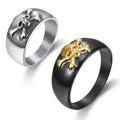 Fashion Jewelry Wedding Rings Rock Hiphop Gothic Skull Head Stainless Steel Ring for Men Women Couple Rings Size 7-15
