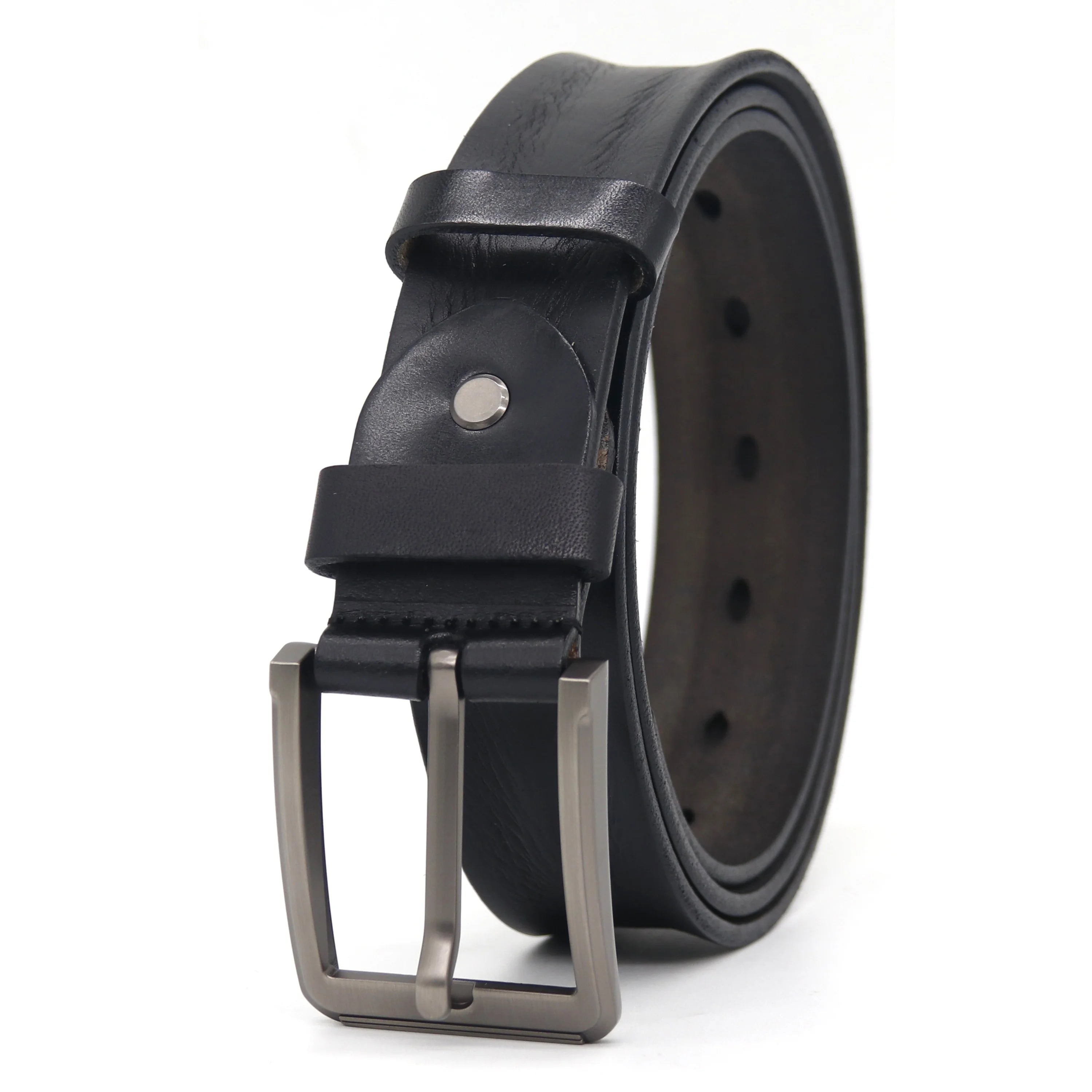 Direct Factory Sale Men's Retro Designer Belt Advanced Business Genuine Leather Belt in Large Size