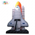 2025 New Design Customized Inflatable Rocket Space Plane Spaceship Fire Arrow Space Shuttle Aerospaceplane