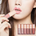 Handaiyan Cruelty Free Custom 6 Colors Mirror Sets Lip Gloss Waterproof Moisturizing 6pcs Light Vegan Lip Gloss Set Custom logo