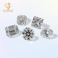 Wuzhou Factory Direct Sale Moissanite Stone DEF VVS Round Brilliant Cut Loose Moissanite GRA Certificate Mossanite Diamond
