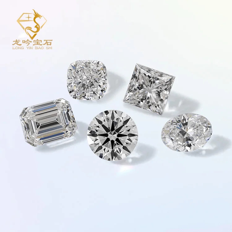 Wuzhou Factory Direct Sale Moissanite Stone DEF VVS Round Brilliant Cut Loose Moissanite GRA Certificate Mossanite Diamond