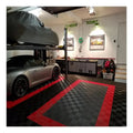 Rigid Modular PP Garage Floor Tiles Plastic Vinyl Flooring Interlocking Vinyl Floor Tile for Car Wash