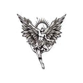 OEM ODM Mythology Water Transfer Tattoo Stickers Genipa Jagua Juice Look Temporary Semi-Permanent 15 Days for Arm Wrist