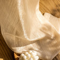 New Arrival 100% Organic Linen OEKO-TEX Certified Modern Heavy Single Panel Drape for Grommet Rope Curtains Valances