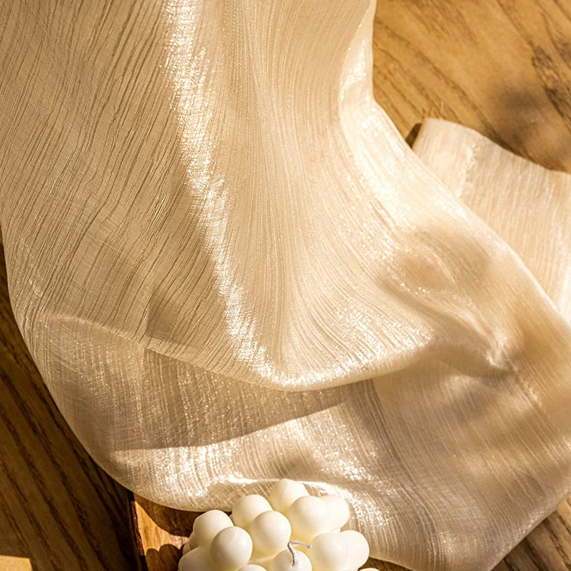New Arrival 100% Organic Linen OEKO-TEX Certified Modern Heavy Single Panel Drape for Grommet Rope Curtains Valances