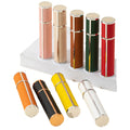 Portable 10ml Leather Mini Travel Perfume Sample Spray Bottles Screw Cap Luxury Empty Packaging Custom Color Screen Printing