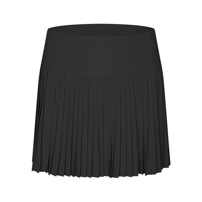 2023 Women's Tennis Skirt Pleated Golf Skorts with Elastic Waist Closure Breathable Feature