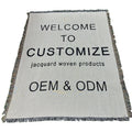 Manufacturer Quick Customization Tapestry Throw Blanket Custom Woven Tapestry Blanket