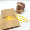 Popular Design on Sale Mint Biodegradable Bamboo Charcoal Tooth Cleaning Floss Pick Non-slip Handle