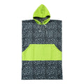 Wearable Embroidered Hooded Towel Blanket for Men and Women High Quality Microfiber Sports Poncho with Pockets and Sleeves