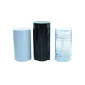 Empty Transparent Black White Plastic Remove Sweat Packaging Deodorant Stick Tube for Personal Care