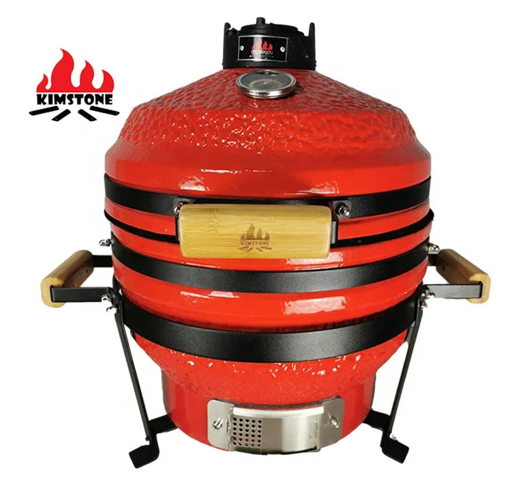 KIMSTONE 16 Inch Charcoal Barrel Bbq Grill Rack Outdoor Outdoor Charcoal Bbq Grill Large Bbq Griller Rotisserie